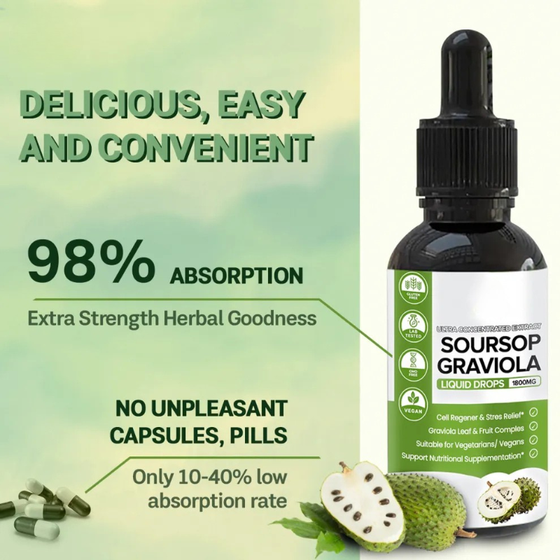 Pure Organic Soursop Drop Extract 🍃