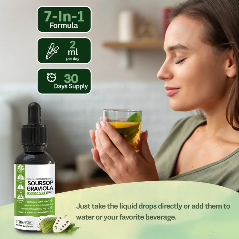 Pure Organic Soursop Drop Extract 🍃