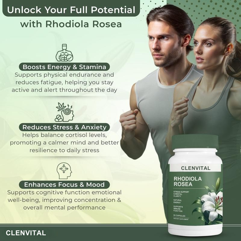 ClenVital Rhodiola Rosea Capsules 🍃