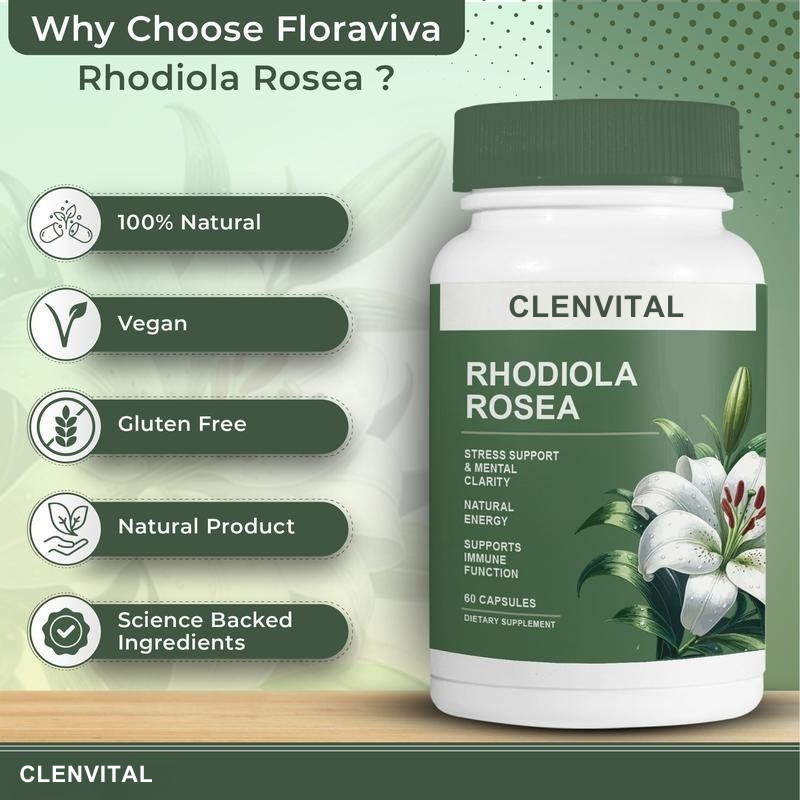 ClenVital Rhodiola Rosea Capsules 🍃
