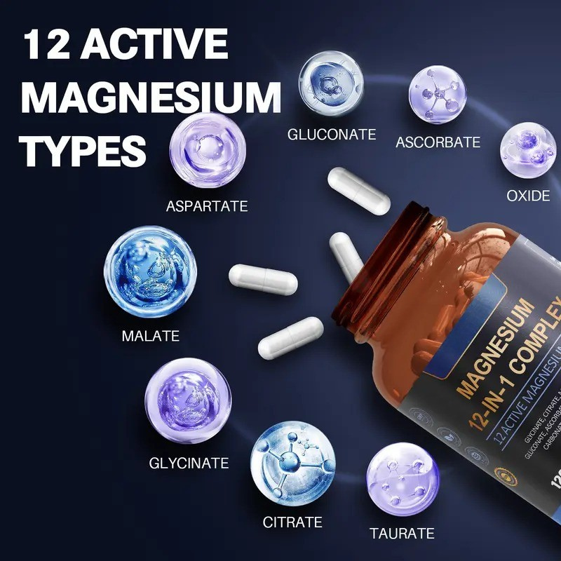 12 in 1 Magnesium Complex Capsules