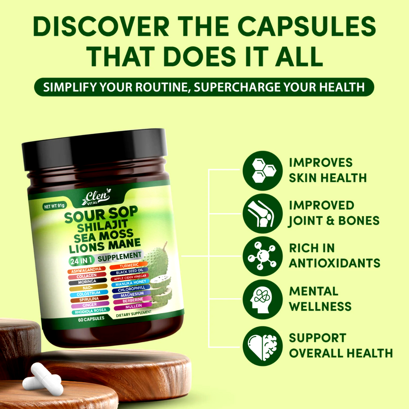 Clenvital™ 24-in-1 Soursop Supplement