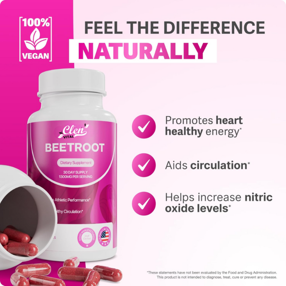 Clenvital™ Organic Beetroot Capsules