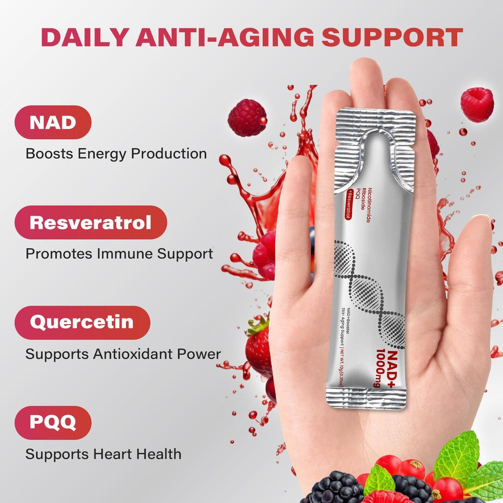 NR1000 NAD⁺ Berry Flavor - 30 Pack 🍃