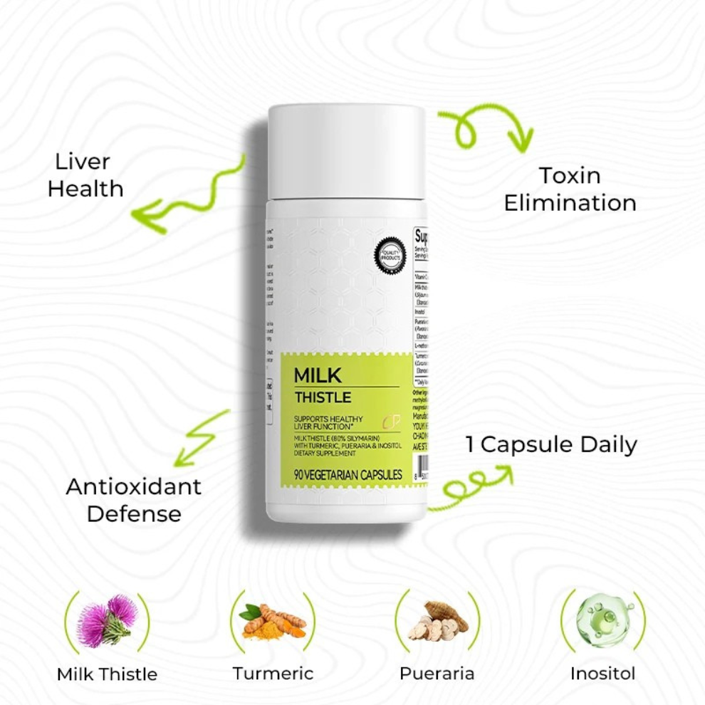 Milk Thistle Liver Support- Purification & Detoxification 🍃