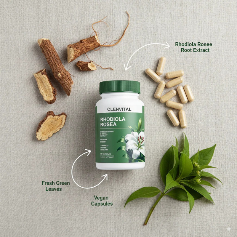ClenVital Rhodiola Rosea Capsules 🍃
