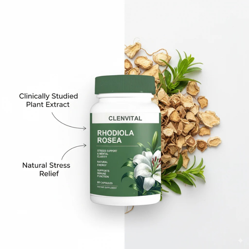 ClenVital Rhodiola Rosea Capsules 🍃