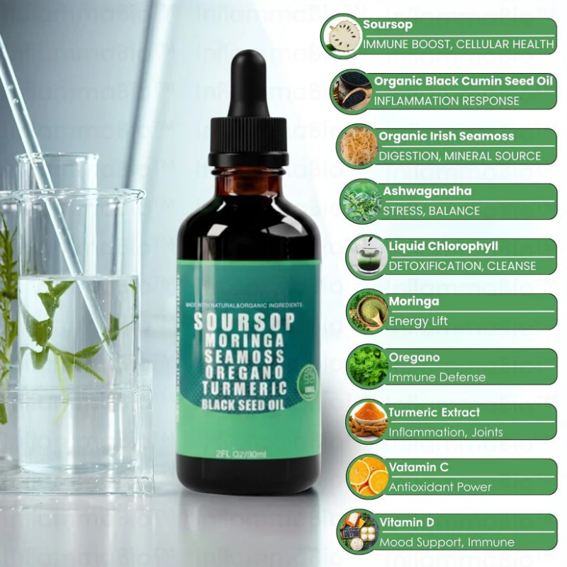 10 In 1 Soursop Natural Drops