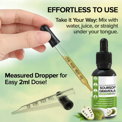 Pure Organic Soursop Drop Extract 🍃