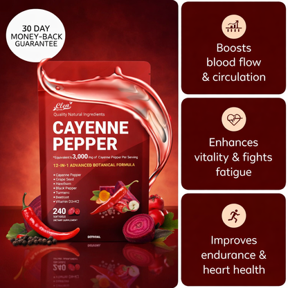 Clenvital® Cayenne Pepper Softgels