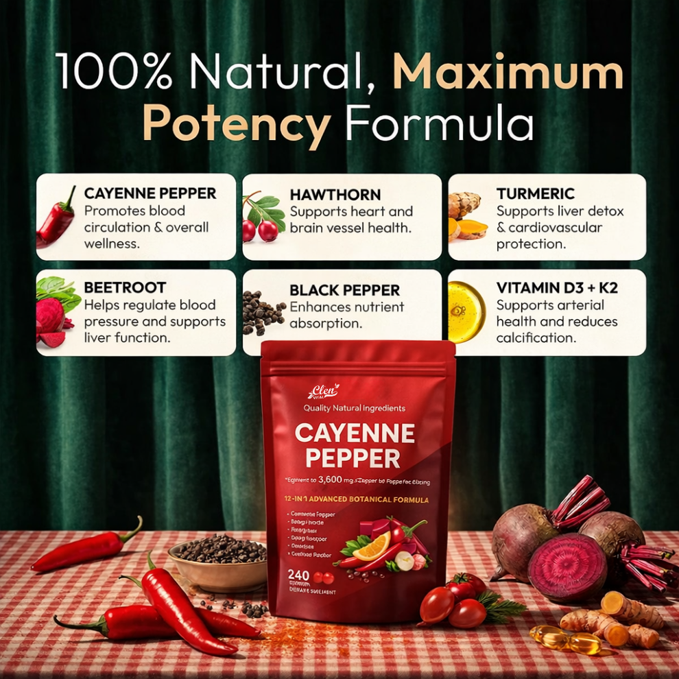 Clenvital® Cayenne Pepper Softgels