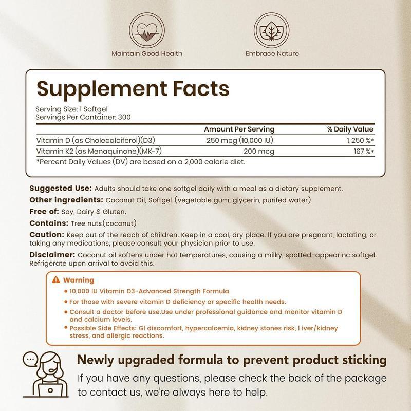Vitamin D3 & K2