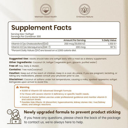Vitamin D3 & K2