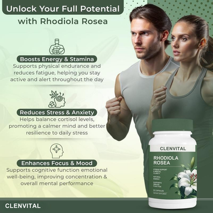 ClenVital Rhodiola Rosea Capsules 🍃