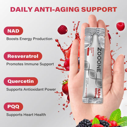 ClenVital® NR1000 NAD⁺ Berry Flavor - 30 Pack 🍃