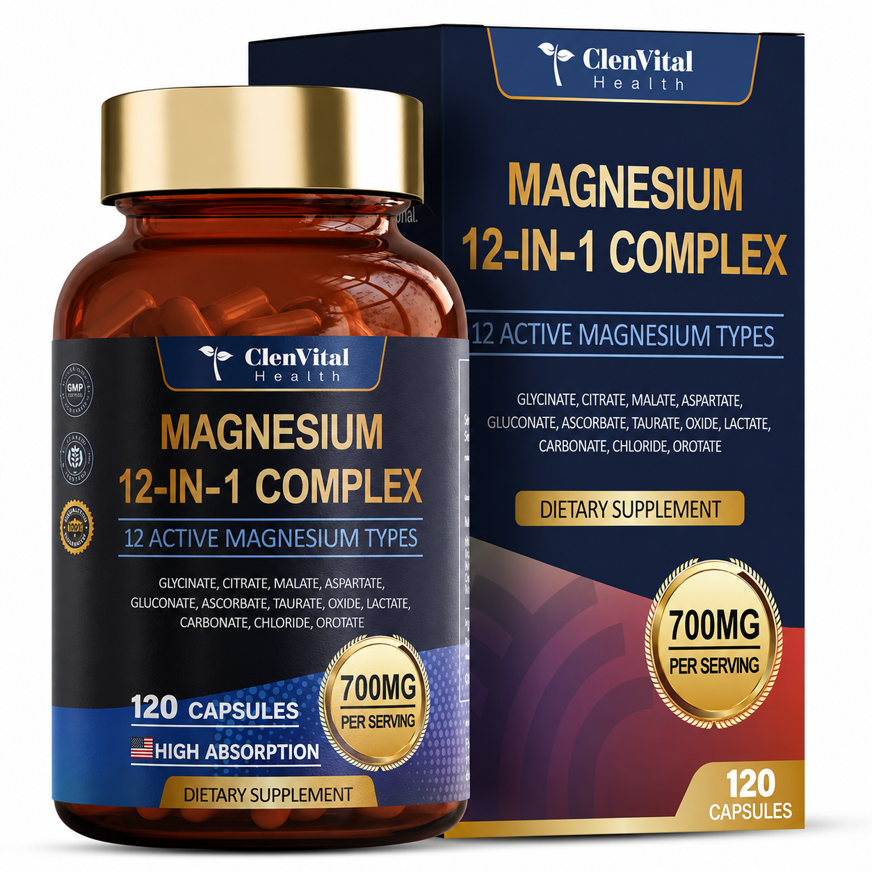 12-in-1 Magnesium Complex 700mg