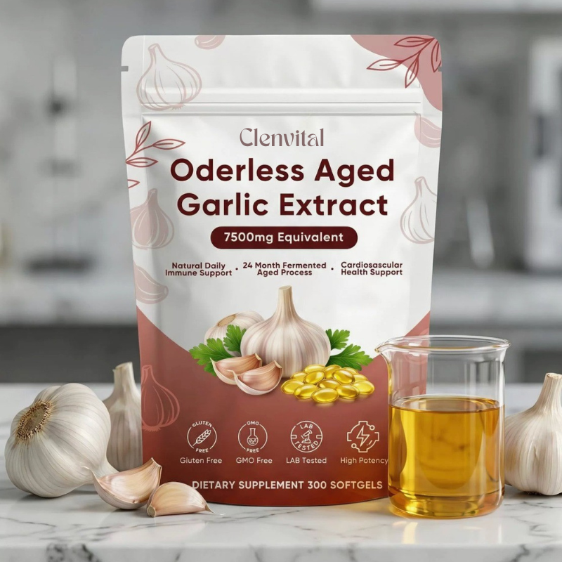 Aged Garlic Extract - 7500mg Odorless Softgels