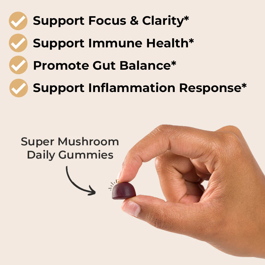 Super Mushroom Daily Gummies 🍄