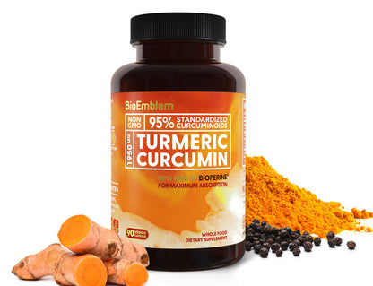 Suplemento de Cúrcuma con Curcumina | Para las articulaciones y el corazón