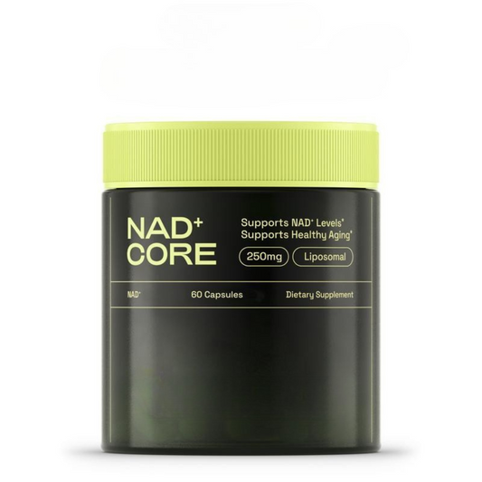 NAD+ Core Supplement for Skin Aging Support, Energy, and Focus - 60 Count 🍃