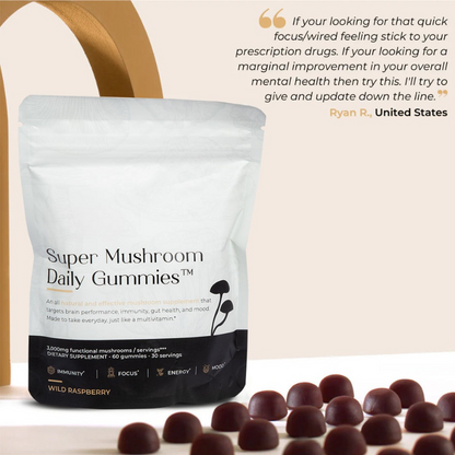 Super Mushroom Daily Gummies 🍄