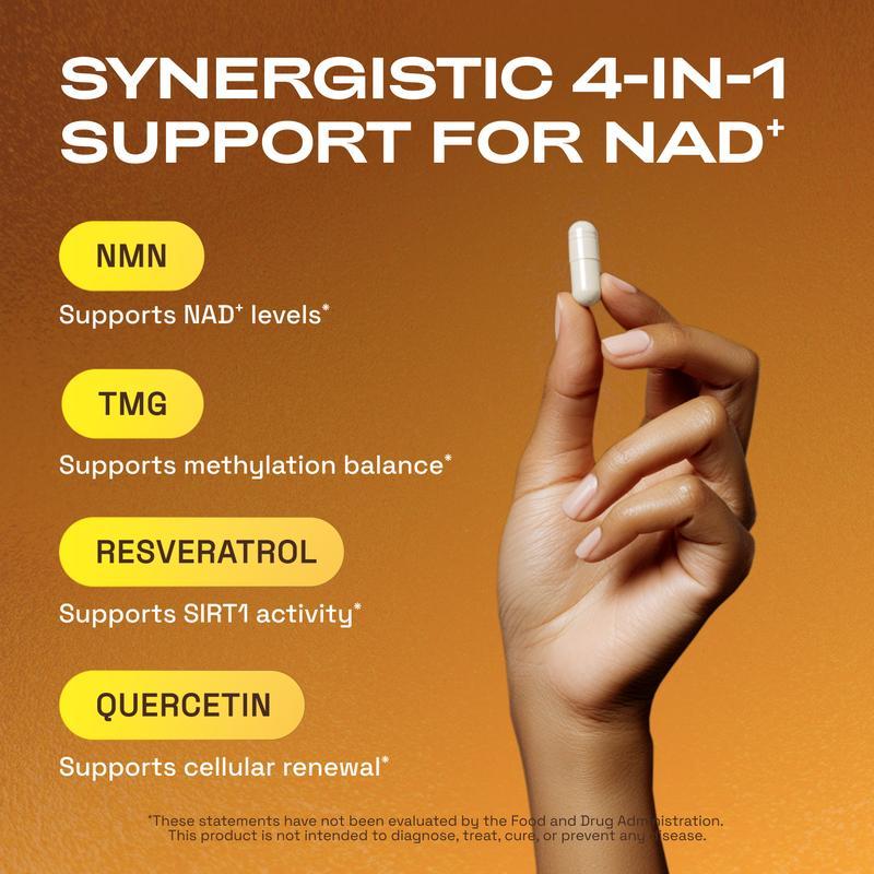 NMN – Supports Cellular Energy & NAD+ Levels