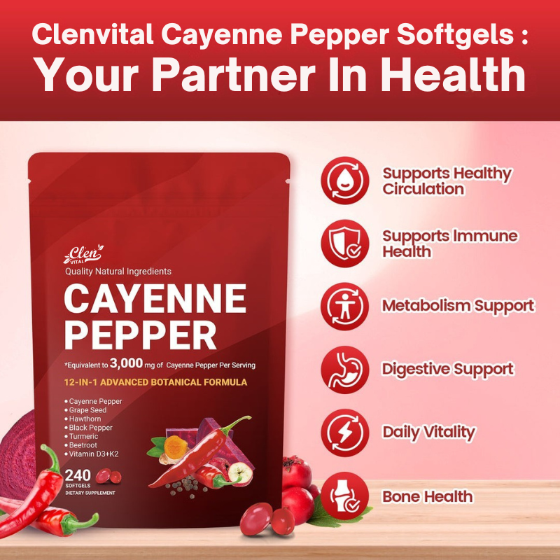 Cayenne Pepper Softgels Supplement