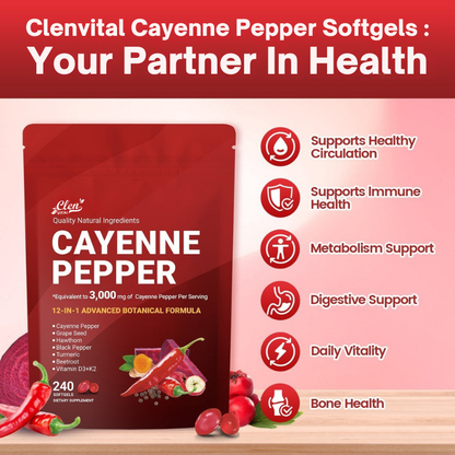 Cayenne Pepper Softgels Supplement