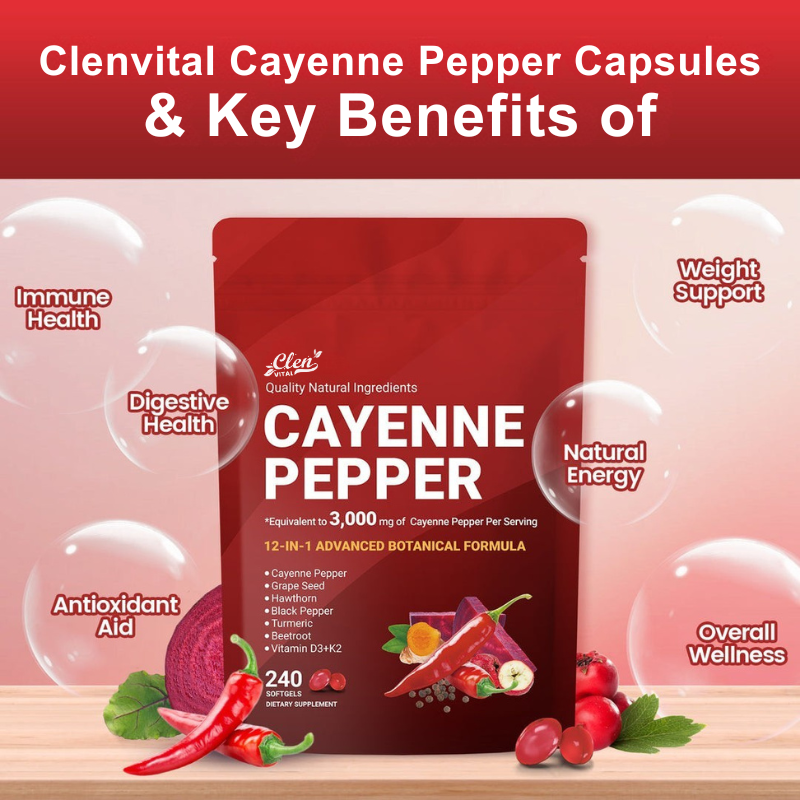 Cayenne Pepper Softgels Supplement