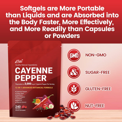 Cayenne Pepper Softgels Supplement