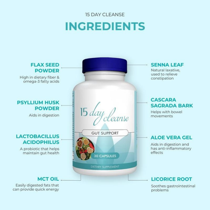 15 Day Cleanse - Gut and Colon Support