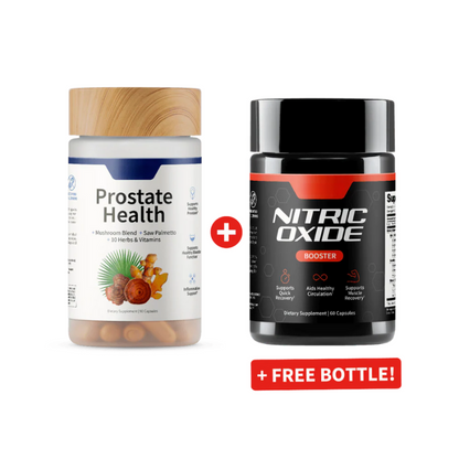 Ultimate Men's Health Bundle - Prostate Health + Nitric Oxide Combo 🍃