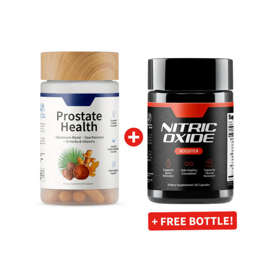 Ultimate Men's Health Bundle - Prostate Health + Nitric Oxide Combo 🍃