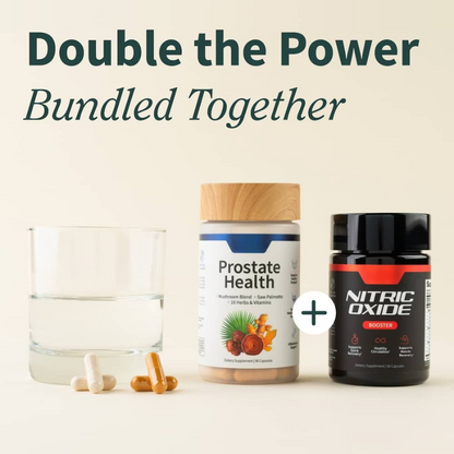 Ultimate Men's Health Bundle - Prostate Health + Nitric Oxide Combo 🍃