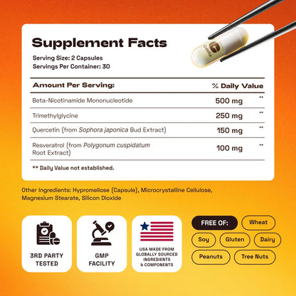 NMN – Supports Cellular Energy & NAD+ Levels